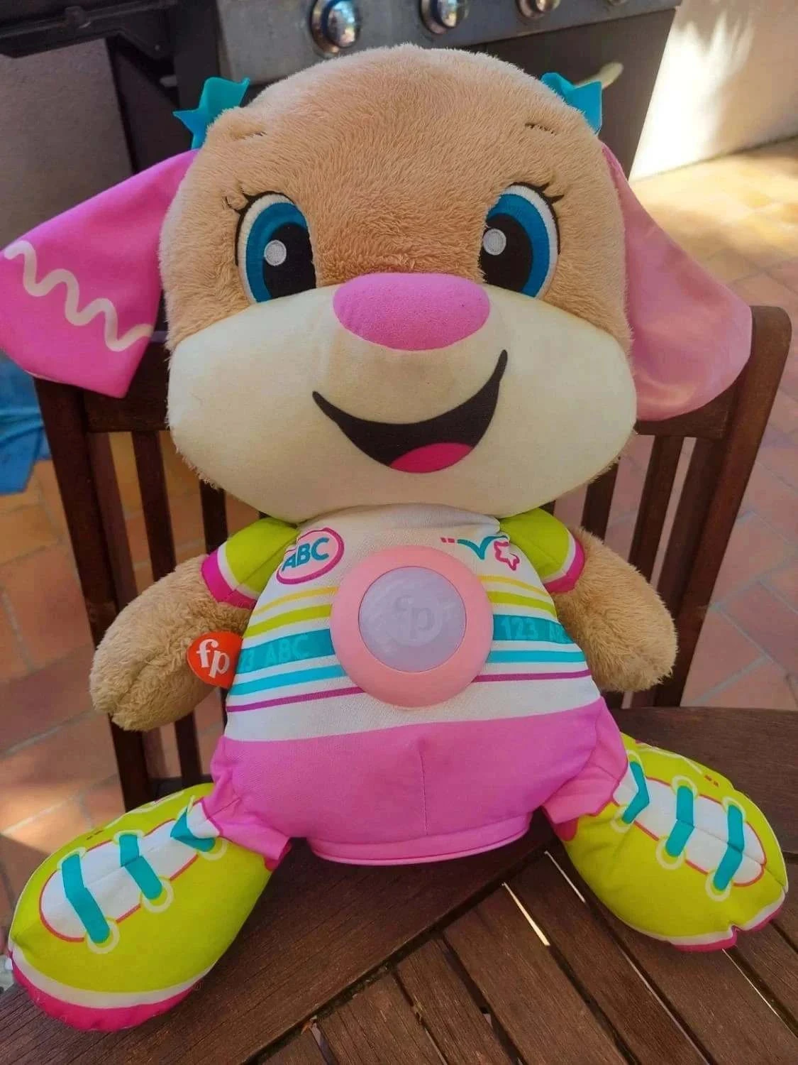 Peluche so big sis eveil fisher price